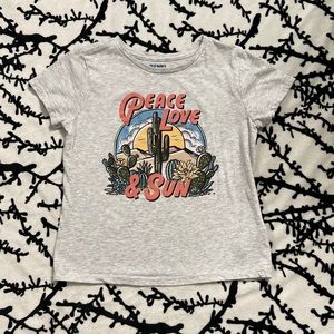Girls size m 8 old navy grey shirt
